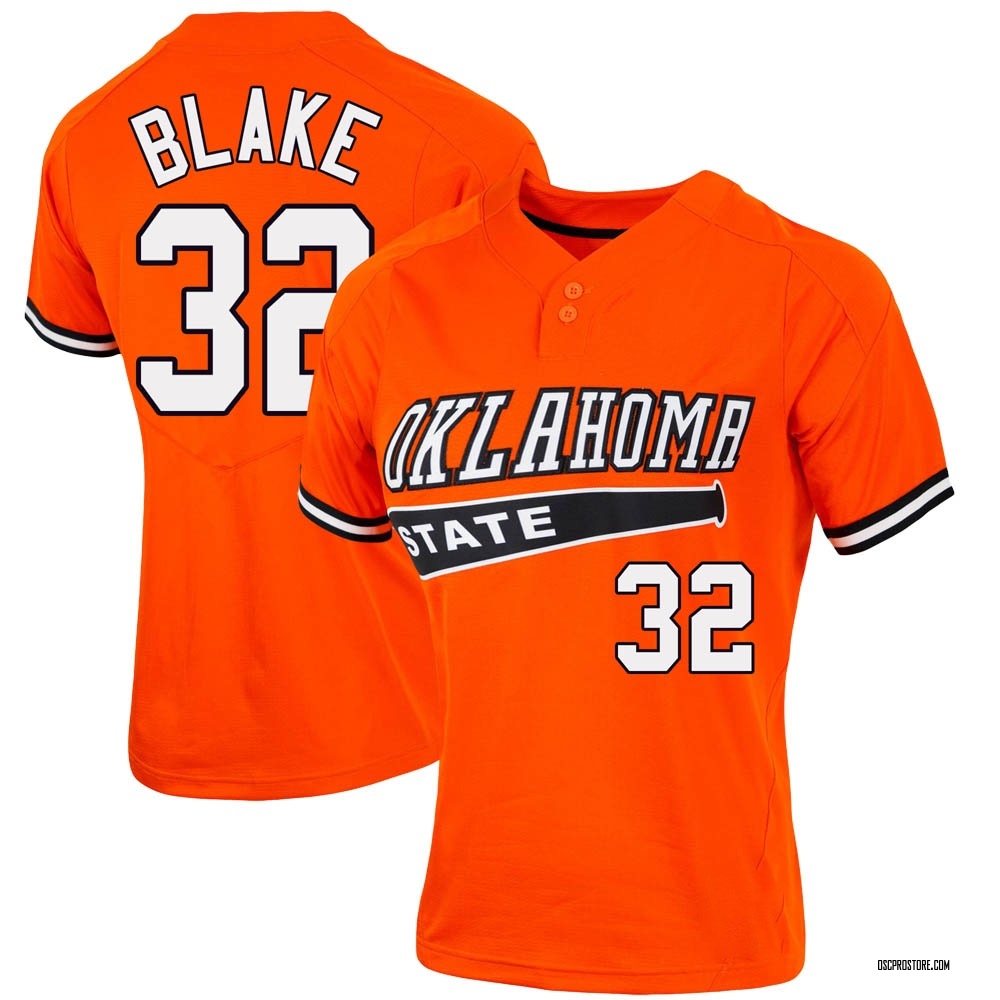 Women's Drew Blake Oklahoma State Cowboys Replica Vapor Two-Button Baseball Jersey - Orange
