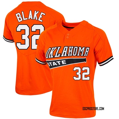 Women's Drew Blake Oklahoma State Cowboys Replica Vapor Two-Button Baseball Jersey - Orange