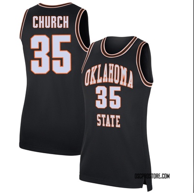 Women's Weston Church Oklahoma State Cowboys Replica Retro Basketball Jersey - Black